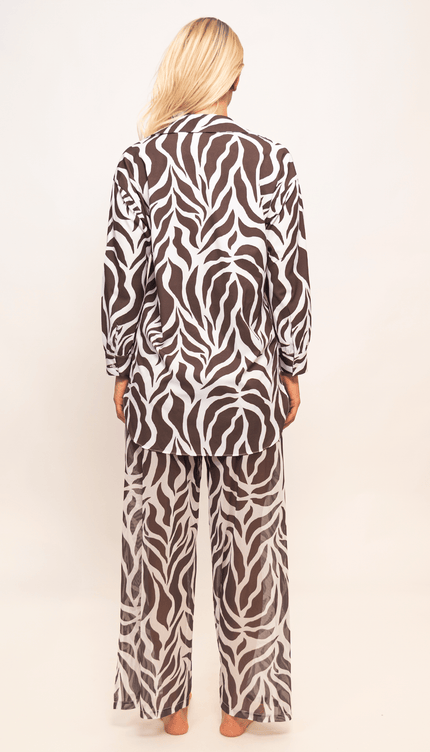Camisa Manga Larga Animal Print, Colección ODISEA - Bari, los mejores trajes de baño y Bikinis. Diseño y tecnología juntos.
