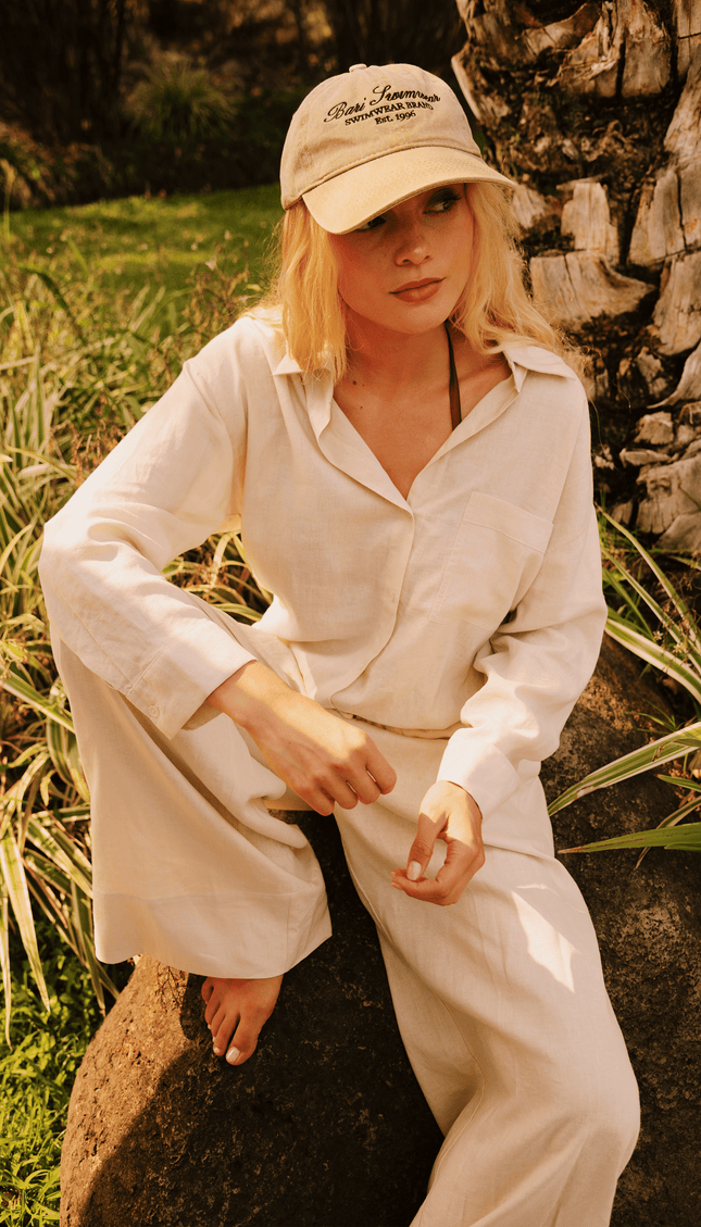 Camisa Manga Larga Arena Lino, Colección Limoncello - Bari, los mejores trajes de baño y Bikinis. Diseño y tecnología juntos.