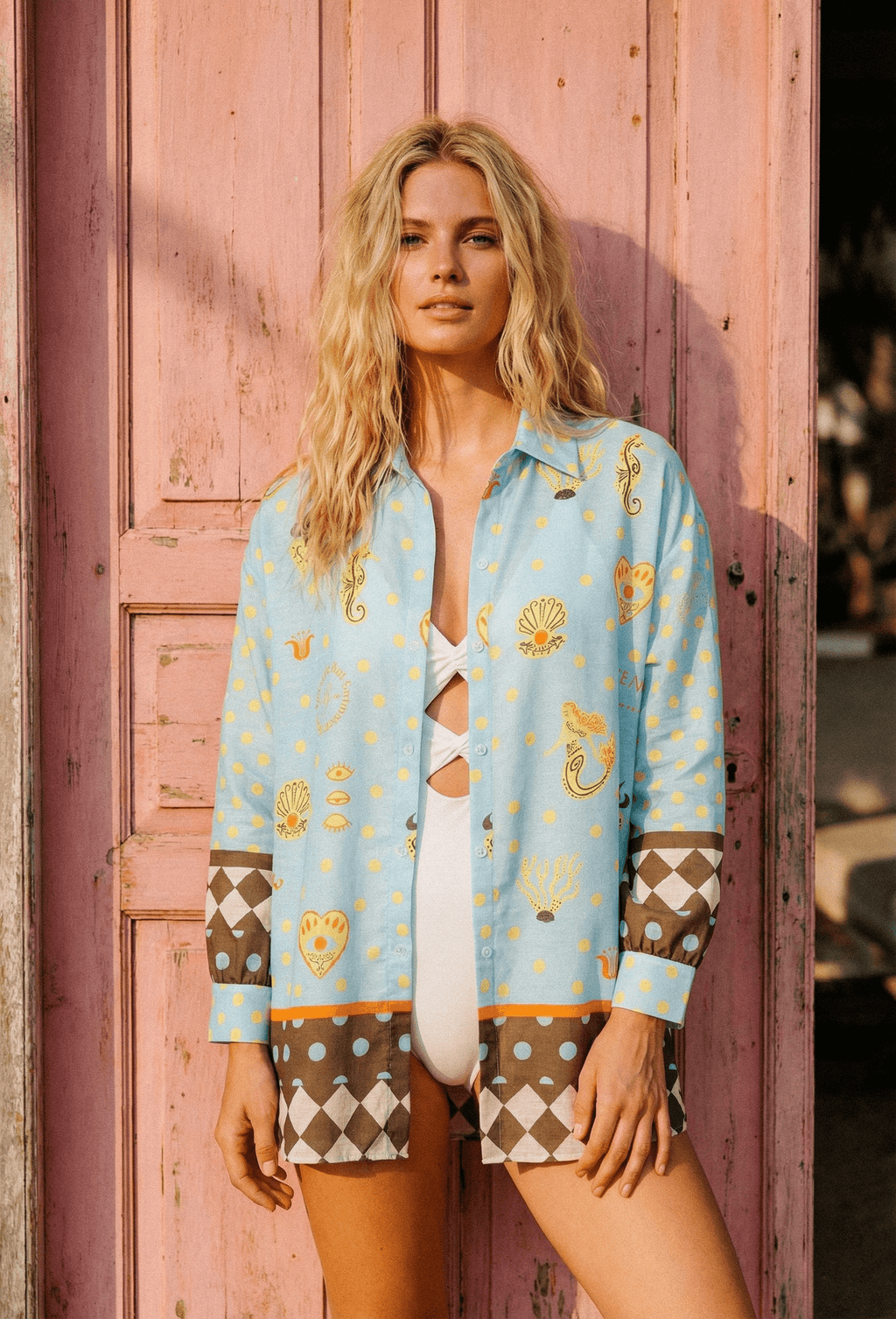 Camisa Manga Larga Campirana, Colección ODISEA - Bari, los mejores trajes de baño y Bikinis. Diseño y tecnología juntos.