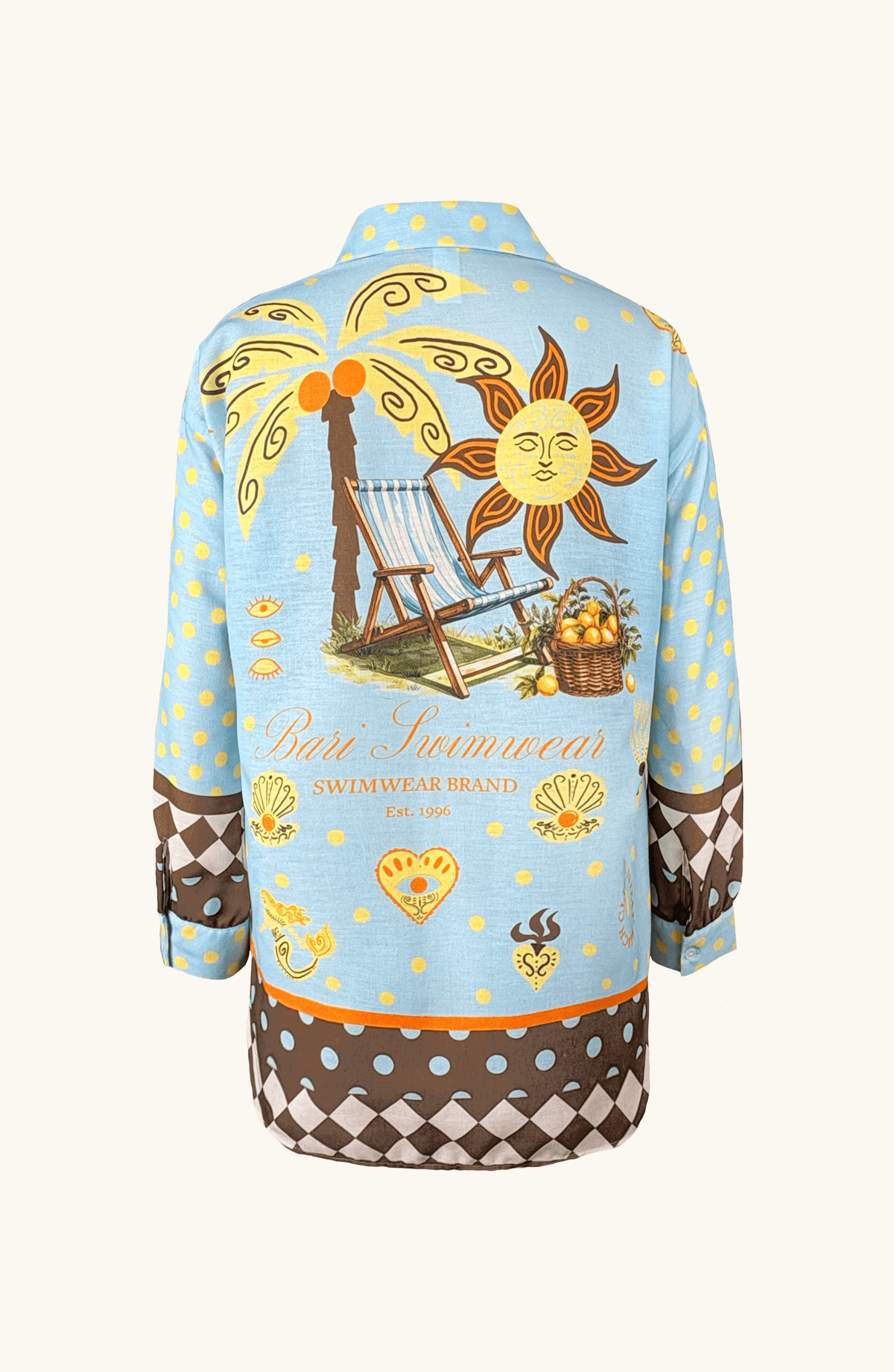 Camisa Manga Larga Campirana, Colección ODISEA - Bari, los mejores trajes de baño y Bikinis. Diseño y tecnología juntos.