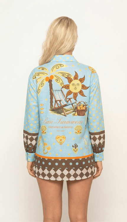 Camisa Manga Larga Campirana, Colección ODISEA - Bari, los mejores trajes de baño y Bikinis. Diseño y tecnología juntos.