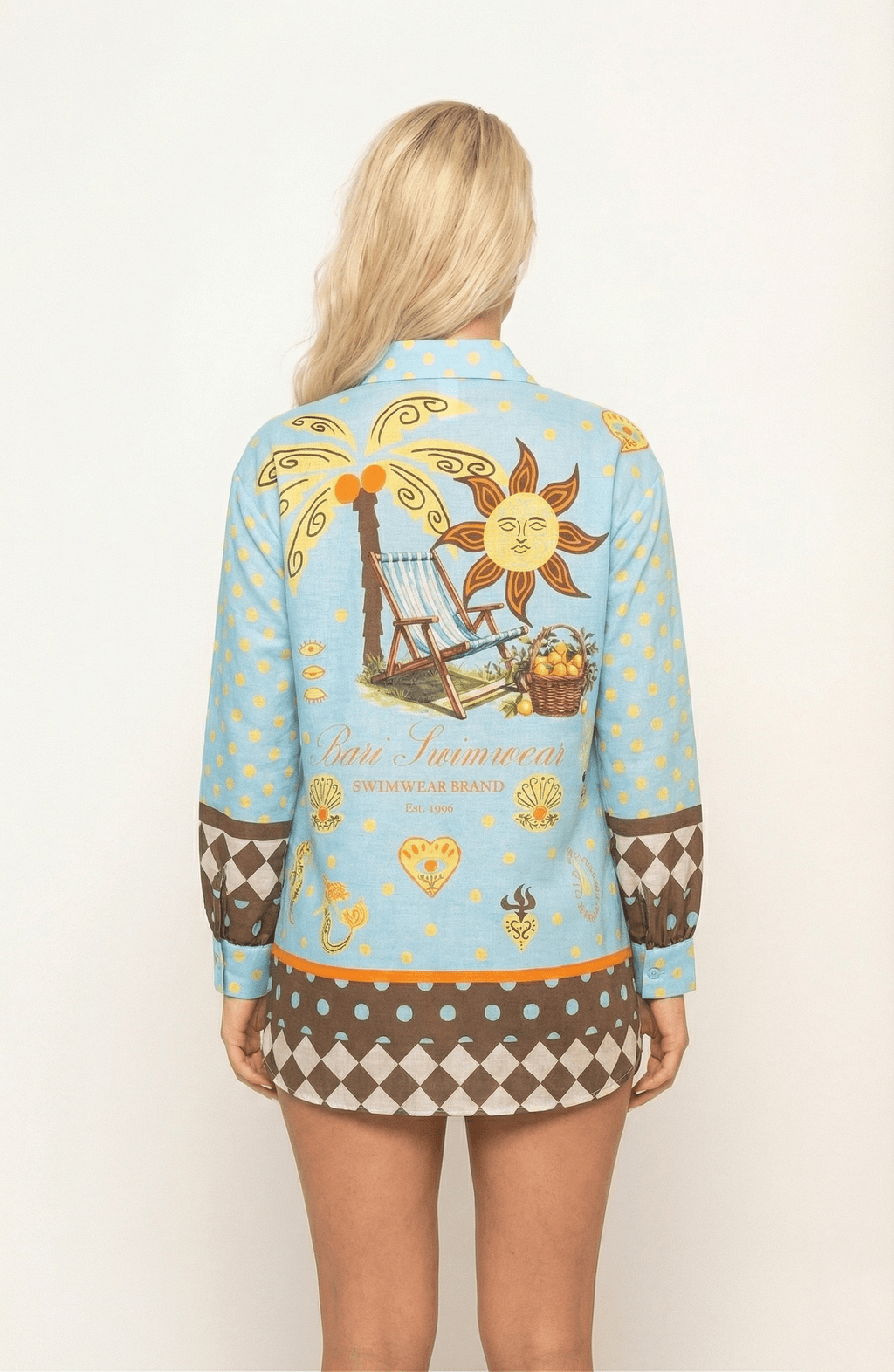 Camisa Manga Larga Campirana, Colección ODISEA - Bari, los mejores trajes de baño y Bikinis. Diseño y tecnología juntos.