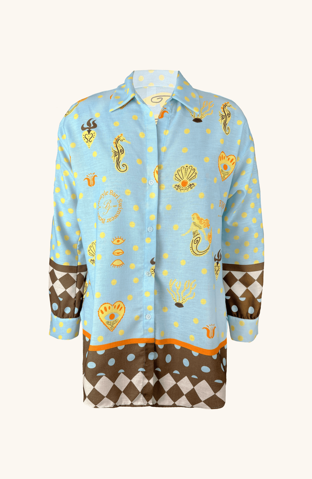 Camisa Manga Larga Campirana, Colección ODISEA - Bari, los mejores trajes de baño y Bikinis. Diseño y tecnología juntos.