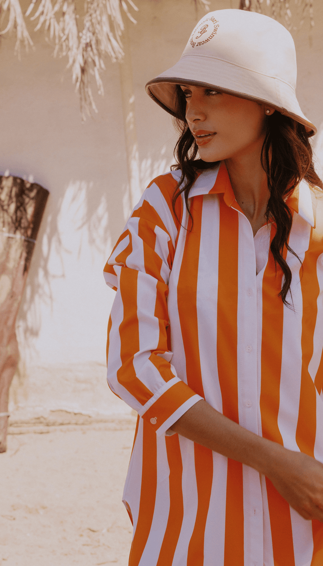 Camisa Manga Larga Rayas, Colección ODISEA - Bari, los mejores trajes de baño y Bikinis. Diseño y tecnología juntos.