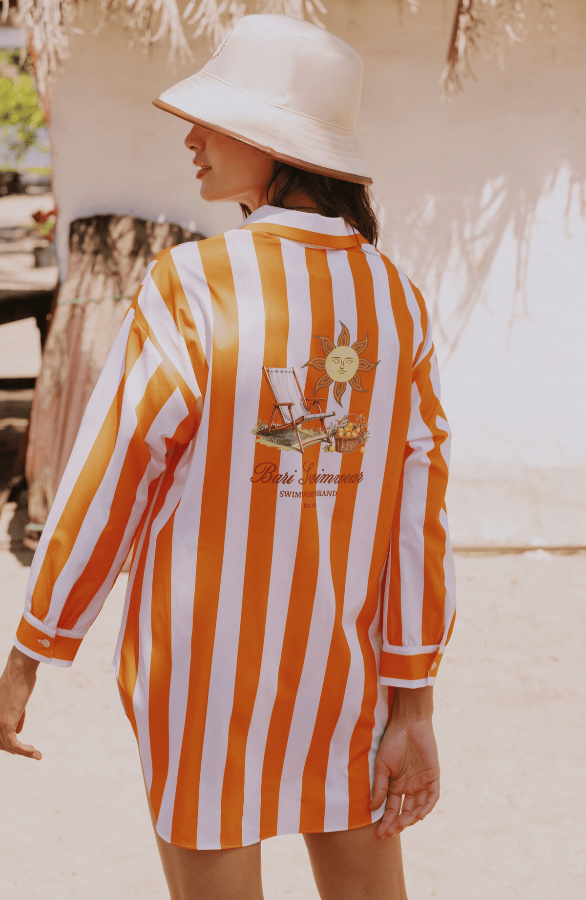 Camisa Manga Larga Rayas, Colección ODISEA - Bari, los mejores trajes de baño y Bikinis. Diseño y tecnología juntos.