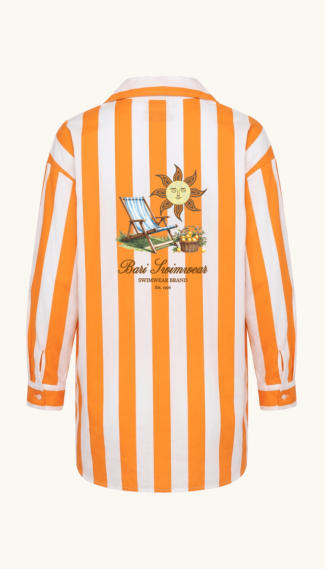 Camisa Manga Larga Rayas, Colección ODISEA - Bari, los mejores trajes de baño y Bikinis. Diseño y tecnología juntos.