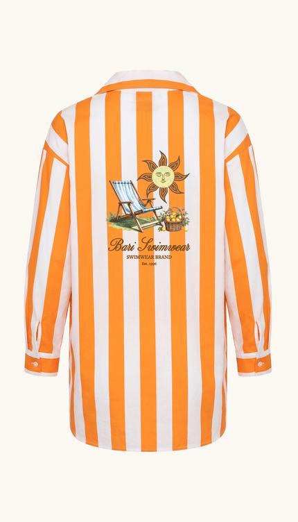 Camisa Manga Larga Rayas, Colección ODISEA - Bari, los mejores trajes de baño y Bikinis. Diseño y tecnología juntos.