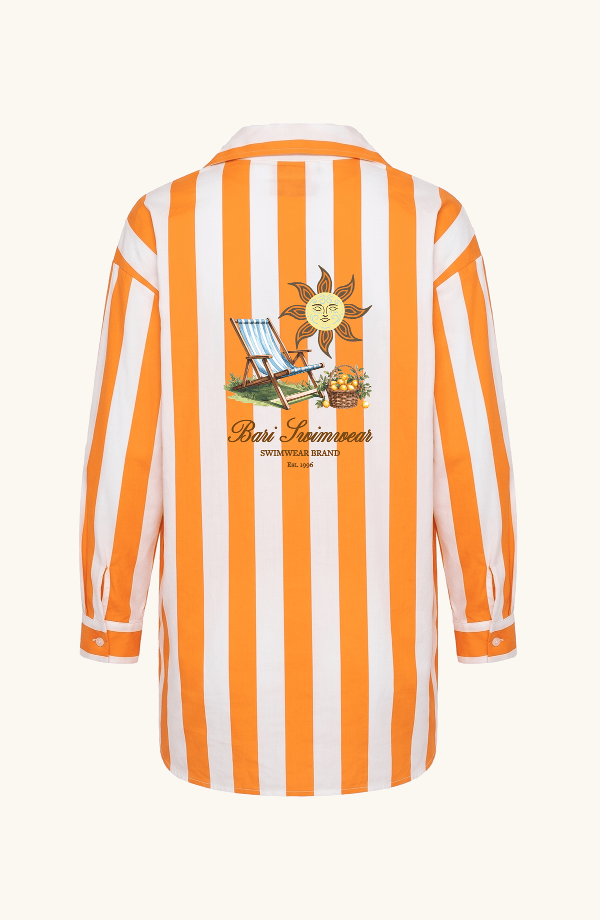 Camisa Manga Larga Rayas, Colección ODISEA - Bari, los mejores trajes de baño y Bikinis. Diseño y tecnología juntos.