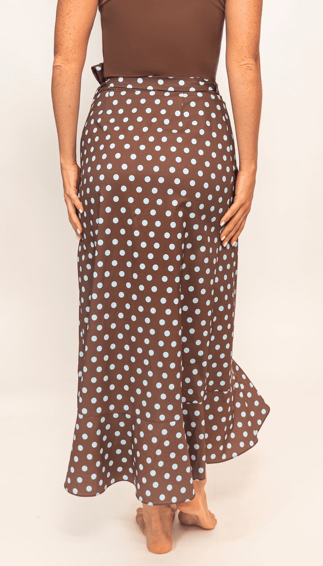 Conjunto Blusa y Falda Polka Dots , Colección ODISEA - Bari, los mejores trajes de baño y Bikinis. Diseño y tecnología juntos.