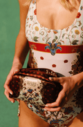Cosmetiquera Paisley , Colección ODISEA - Bari, los mejores trajes de baño y Bikinis. Diseño y tecnología juntos.