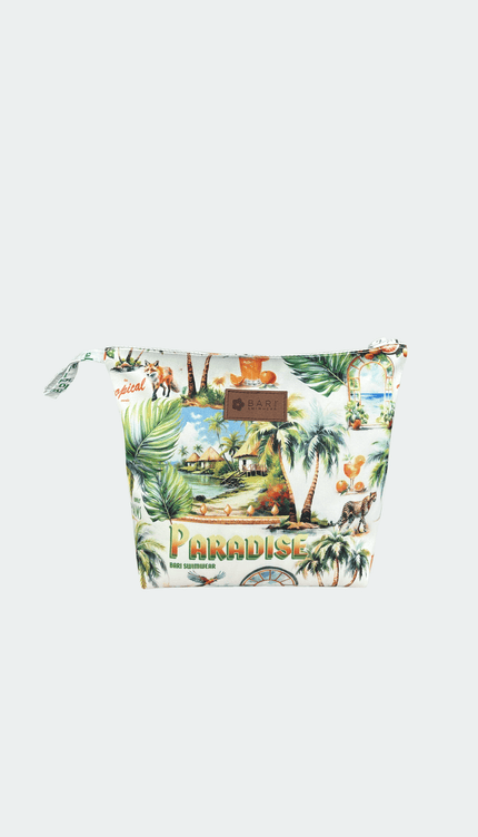 Cosmetiquera Tropical Mode, Colección Pacífico - Bari, los mejores trajes de baño y Bikinis. Diseño y tecnología juntos.