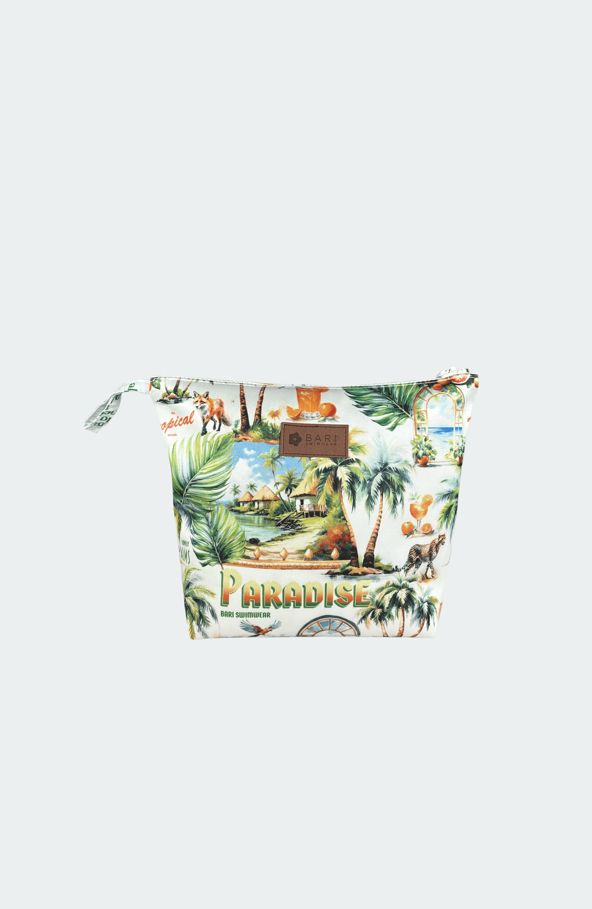 Cosmetiquera Tropical Mode, Colección Pacífico - Bari, los mejores trajes de baño y Bikinis. Diseño y tecnología juntos.