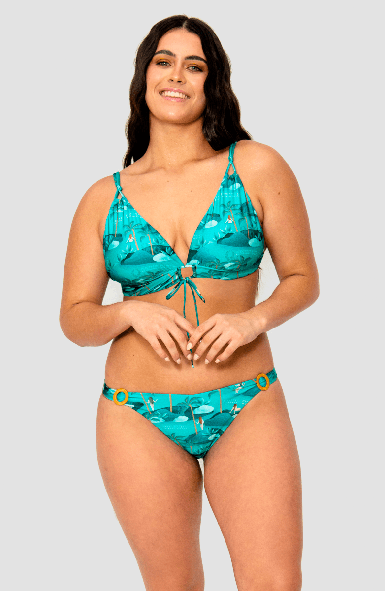 Estampado Islas Alma Viajera, Conjunto Bikini - Bari, los mejores trajes de baño y Bikinis. Diseño y tecnología juntos.