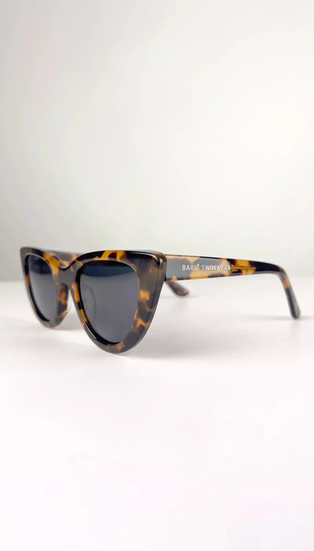 Polarized Cat Eye Style Printed Sunglasses