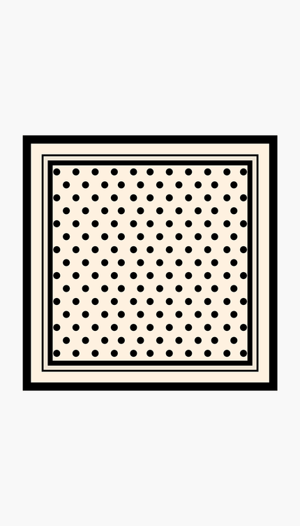 Mascada Estampada Lunares, Colección Pacífico - Bari, los mejores trajes de baño y Bikinis. Diseño y tecnología juntos.