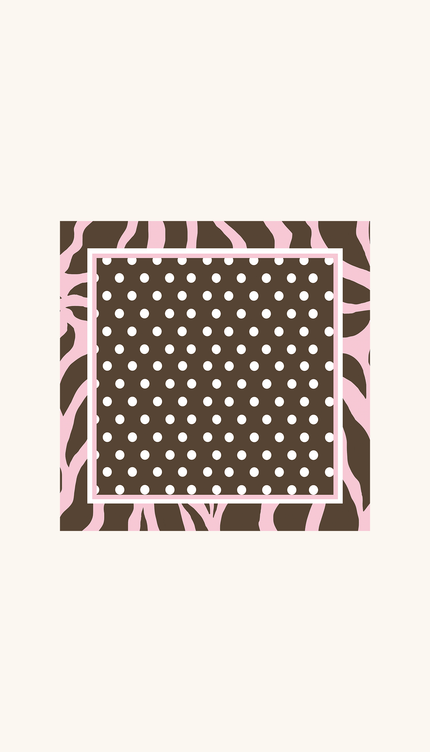 Mascada Estampada Polka Dots, Colección ODISEA - Bari, los mejores trajes de baño y Bikinis. Diseño y tecnología juntos.