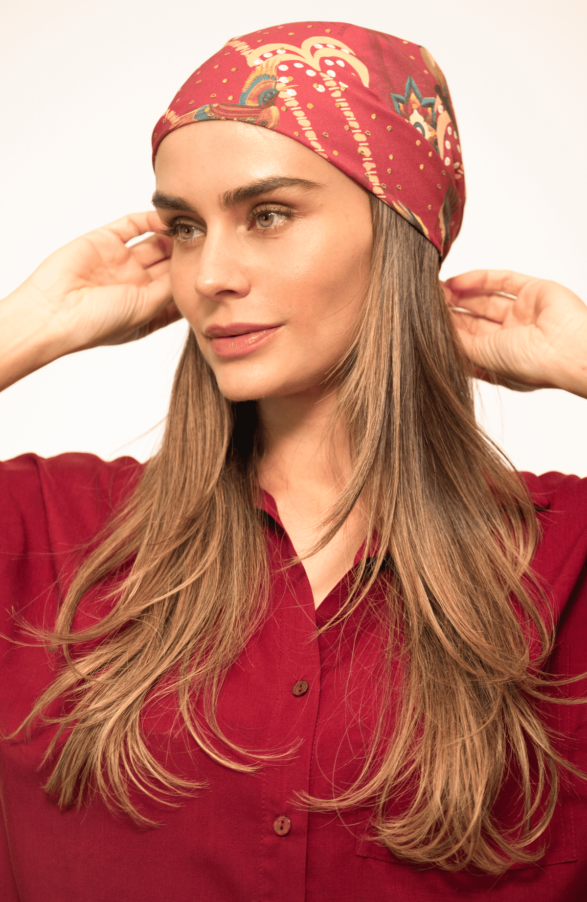 Mascada Estampada Spiriti Colorati , Colección Limoncello - Bari, los mejores trajes de baño y Bikinis. Diseño y tecnología juntos.