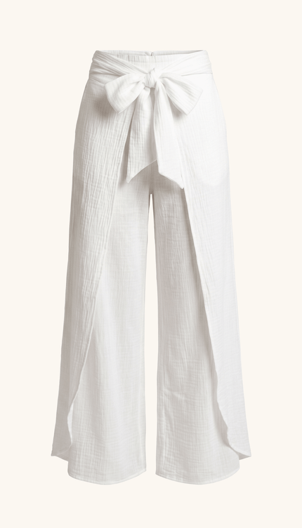 Pantalón Blanco, Colección ODISEA - Bari, los mejores trajes de baño y Bikinis. Diseño y tecnología juntos.