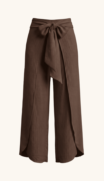 Pantalón Café, Colección Alquimia - Bari, los mejores trajes de baño y Bikinis. Diseño y tecnología juntos.