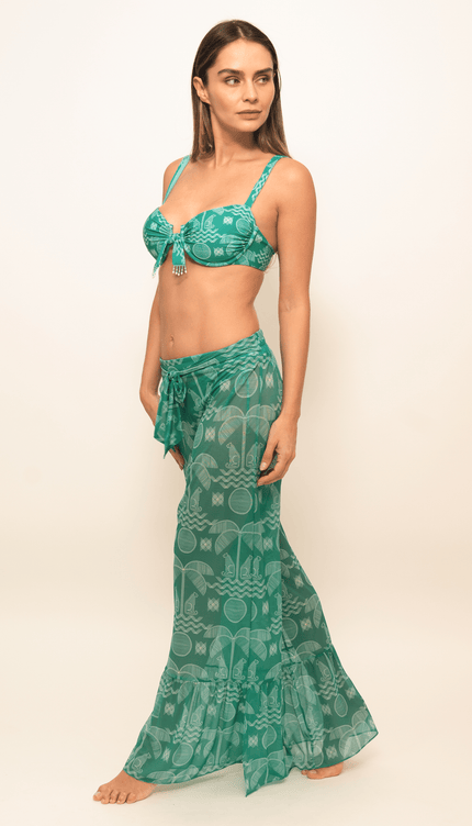 Pantalón Fresca Menta, Colección Limoncello - Bari, los mejores trajes de baño y Bikinis. Diseño y tecnología juntos.