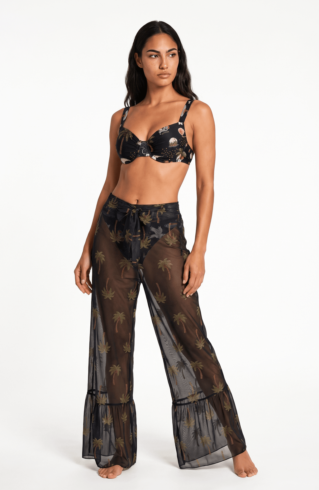 Pantalón Mesh Estampado, Colección Alquimia - Bari, los mejores trajes de baño y Bikinis. Diseño y tecnología juntos.