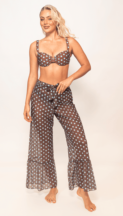 Pantalón Polka Dots, Colección ODISEA - Bari, los mejores trajes de baño y Bikinis. Diseño y tecnología juntos.