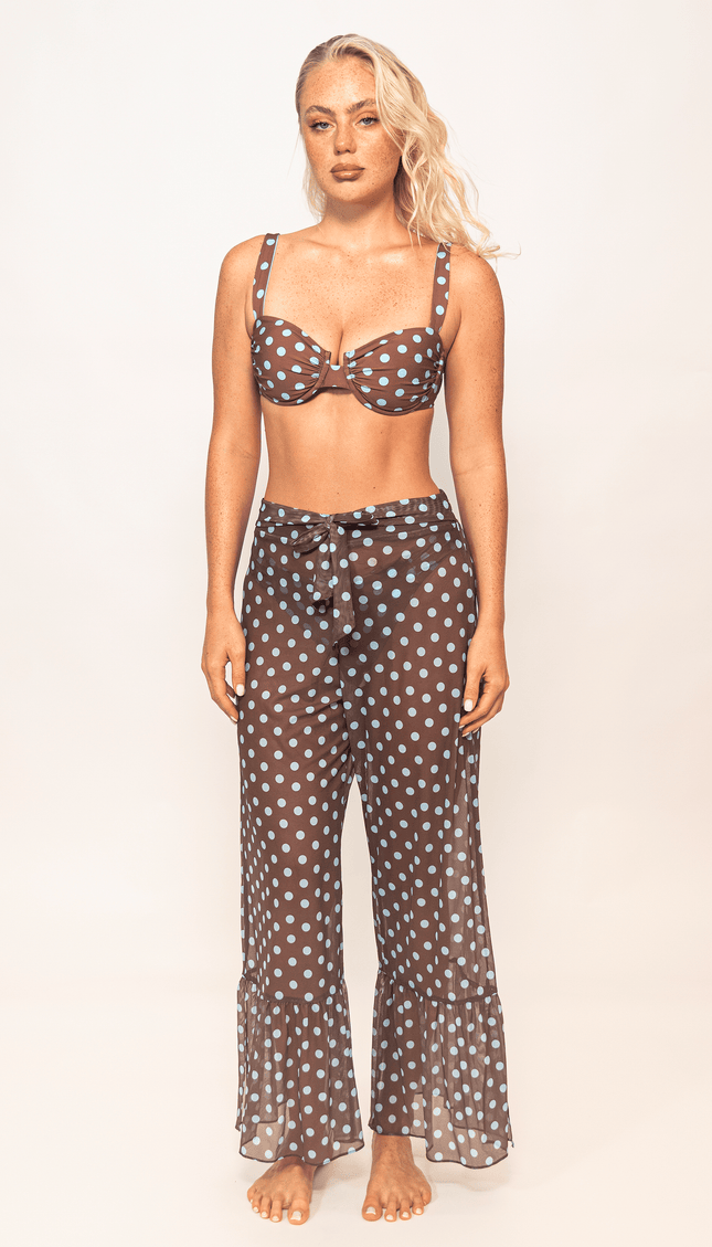 Pantalón Polka Dots, Colección ODISEA - Bari, los mejores trajes de baño y Bikinis. Diseño y tecnología juntos.