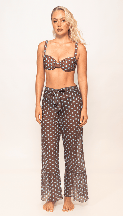 Pantalón Polka Dots, Colección ODISEA - Bari, los mejores trajes de baño y Bikinis. Diseño y tecnología juntos.