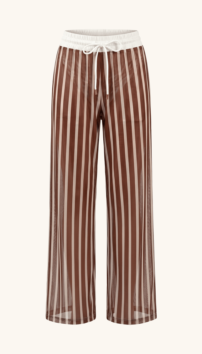 Pantalón Rayas Safari, Colección ODISEA - Bari, los mejores trajes de baño y Bikinis. Diseño y tecnología juntos.