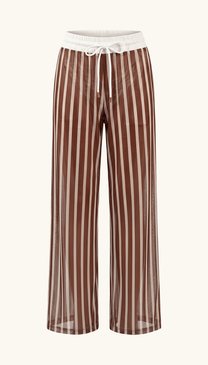 Pantalón Rayas Safari, Colección ODISEA - Bari, los mejores trajes de baño y Bikinis. Diseño y tecnología juntos.