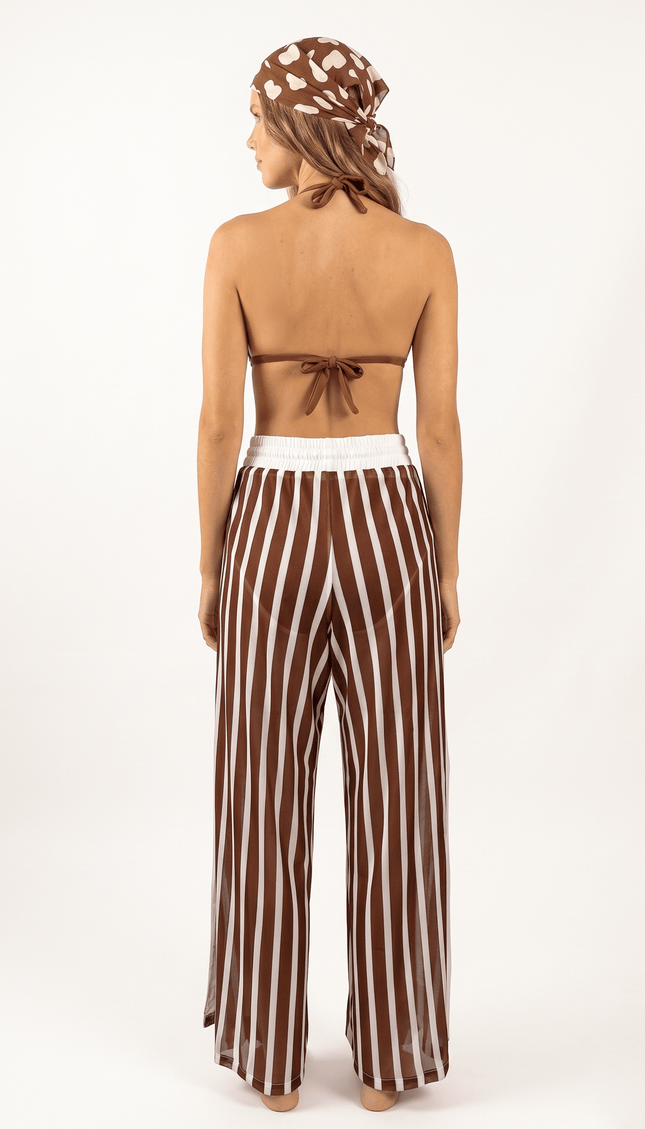Pantalón Rayas Safari, Colección ODISEA - Bari, los mejores trajes de baño y Bikinis. Diseño y tecnología juntos.