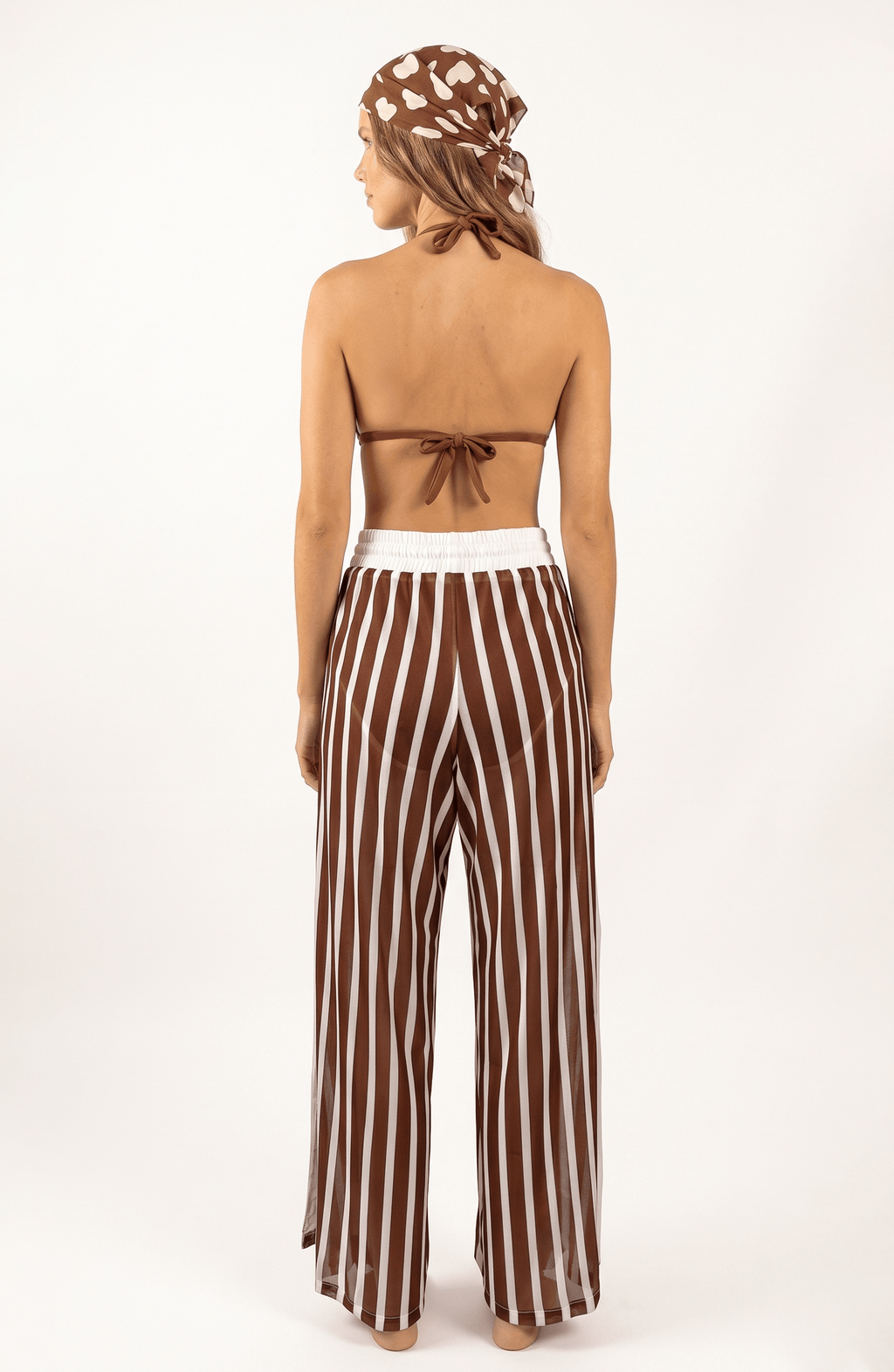 Pantalón Rayas Safari, Colección ODISEA - Bari, los mejores trajes de baño y Bikinis. Diseño y tecnología juntos.