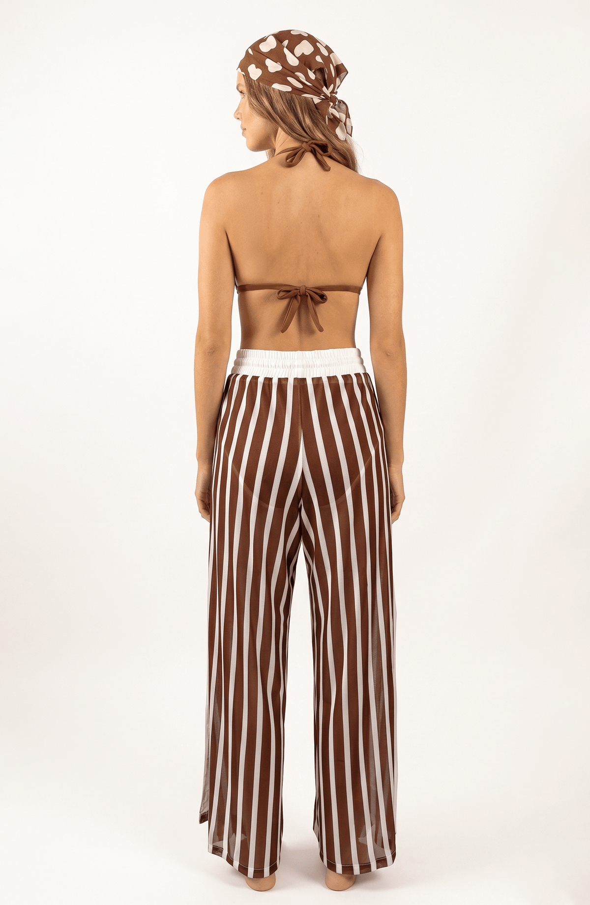Pantalón Rayas Safari, Colección ODISEA - Bari, los mejores trajes de baño y Bikinis. Diseño y tecnología juntos.
