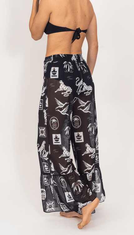 Pantalón Tropical Midnight , Colección Pacífico - Bari, los mejores trajes de baño y Bikinis. Diseño y tecnología juntos.