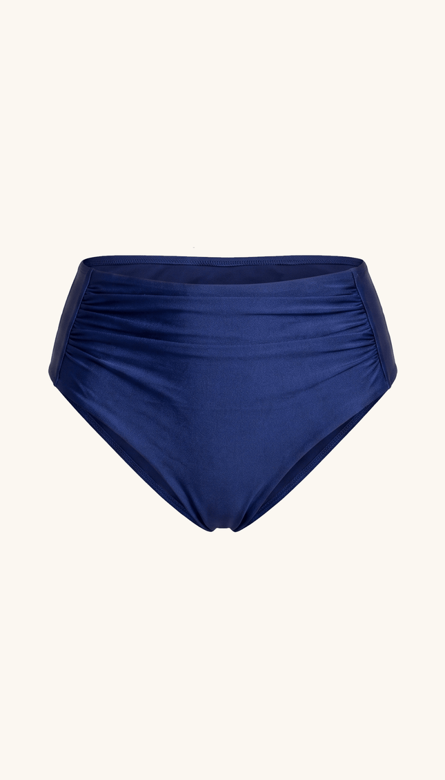 Panty Alta de Bikini Azul, Colección Alquimia - Bari, los mejores trajes de baño y Bikinis. Diseño y tecnología juntos.