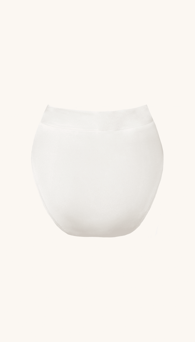 Panty Alta de Bikini Cloud Dancer, Colección ODISEA - Bari, los mejores trajes de baño y Bikinis. Diseño y tecnología juntos.