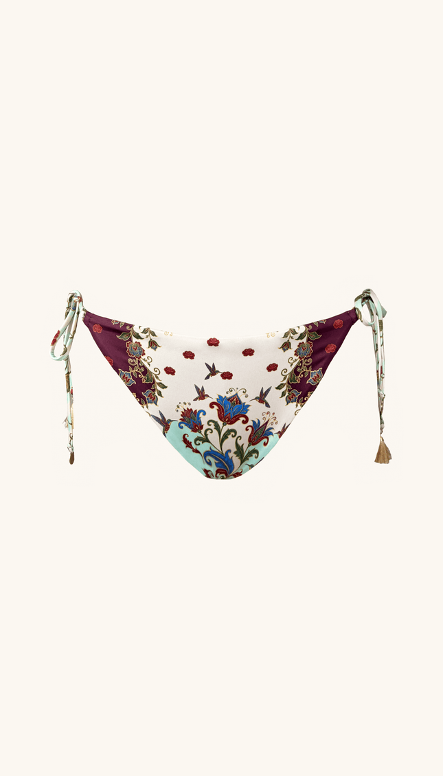 Panty Amarre Paisley Floral , Colección ODISEA - Bari, los mejores trajes de baño y Bikinis. Diseño y tecnología juntos.