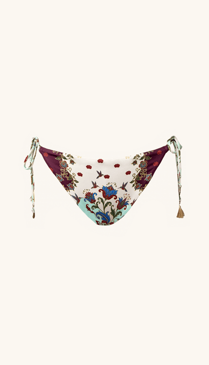 Panty Amarre Paisley Floral , Colección ODISEA - Bari, los mejores trajes de baño y Bikinis. Diseño y tecnología juntos.