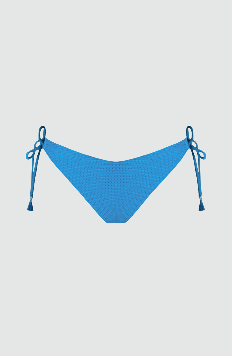 Panty Chica Amarres Bikini Azul Bailando Entre Palmas - Bari, los mejores trajes de baño y Bikinis. Diseño y tecnología juntos.