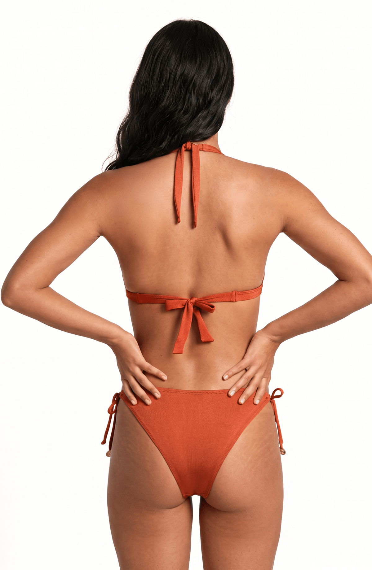 Panty Chica de Bikini Ocre , Colección Alquimia - Bari, los mejores trajes de baño y Bikinis. Diseño y tecnología juntos.