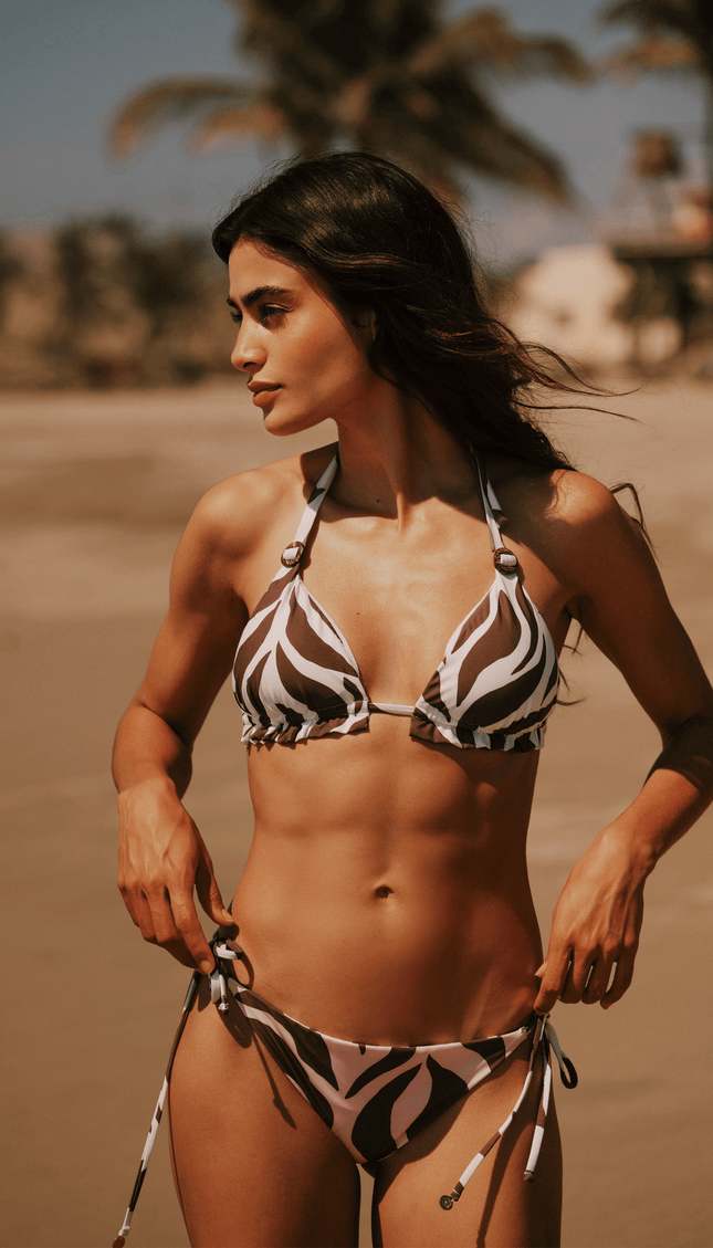 Panty de Bikini Animal Print Reversible, Colección ODISEA - Bari, los mejores trajes de baño y Bikinis. Diseño y tecnología juntos.