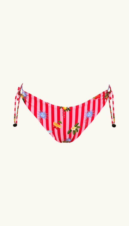Panty de Bikini Rayas, Colección Alma Frutal - Bari, los mejores trajes de baño y Bikinis. Diseño y tecnología juntos.