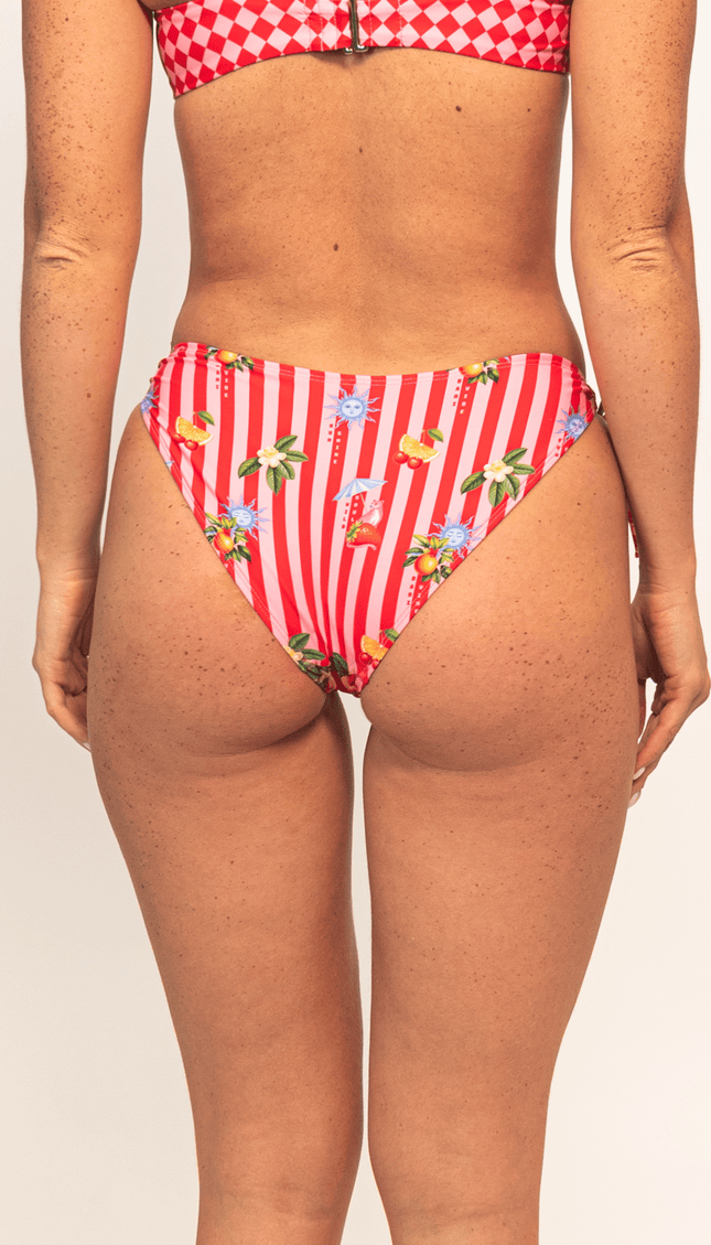 Panty de Bikini Rayas, Colección Alma Frutal - Bari, los mejores trajes de baño y Bikinis. Diseño y tecnología juntos.