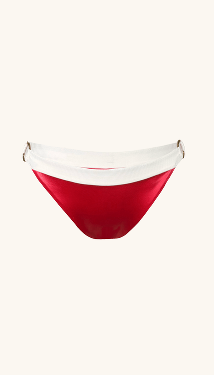 Panty de Bikini Rojo, Colección ODISEA - Bari, los mejores trajes de baño y Bikinis. Diseño y tecnología juntos.