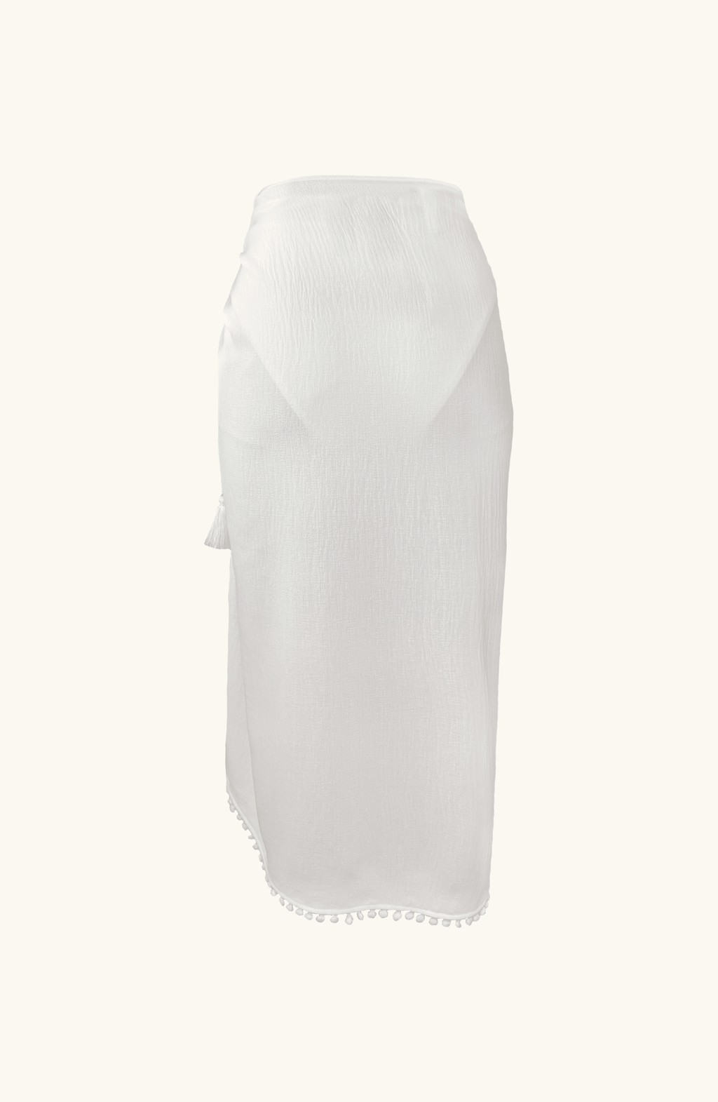 Pareo Blanco, Colección ODISEA - Bari, los mejores trajes de baño y Bikinis. Diseño y tecnología juntos.