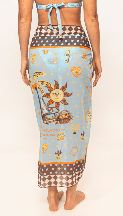 Pareo Campirana , Colección ODISEA - Bari, los mejores trajes de baño y Bikinis. Diseño y tecnología juntos.