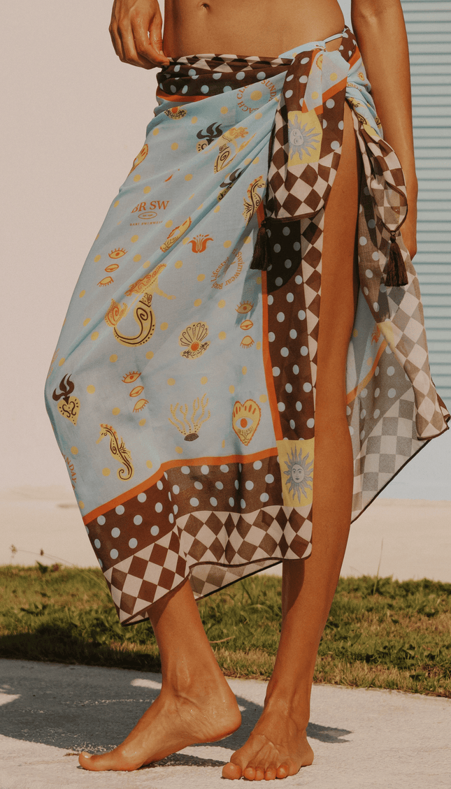 Pareo Campirana , Colección ODISEA - Bari, los mejores trajes de baño y Bikinis. Diseño y tecnología juntos.