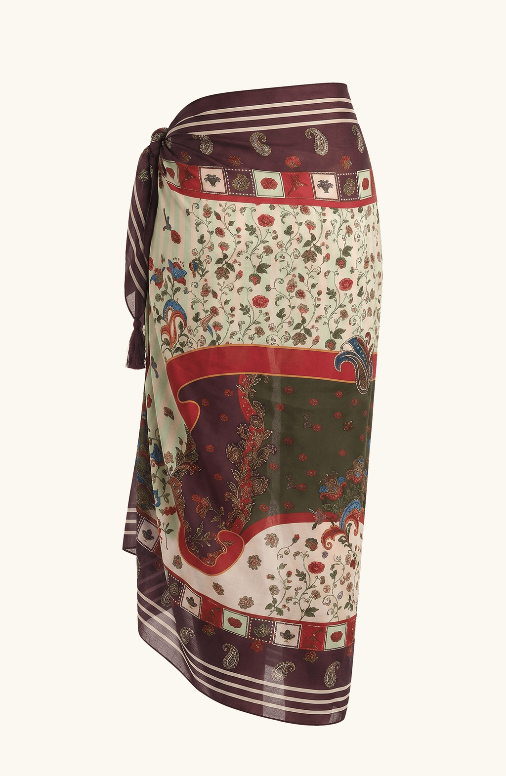 Pareo Estampado Paisley, Colección ODISEA - Bari, los mejores trajes de baño y Bikinis. Diseño y tecnología juntos.