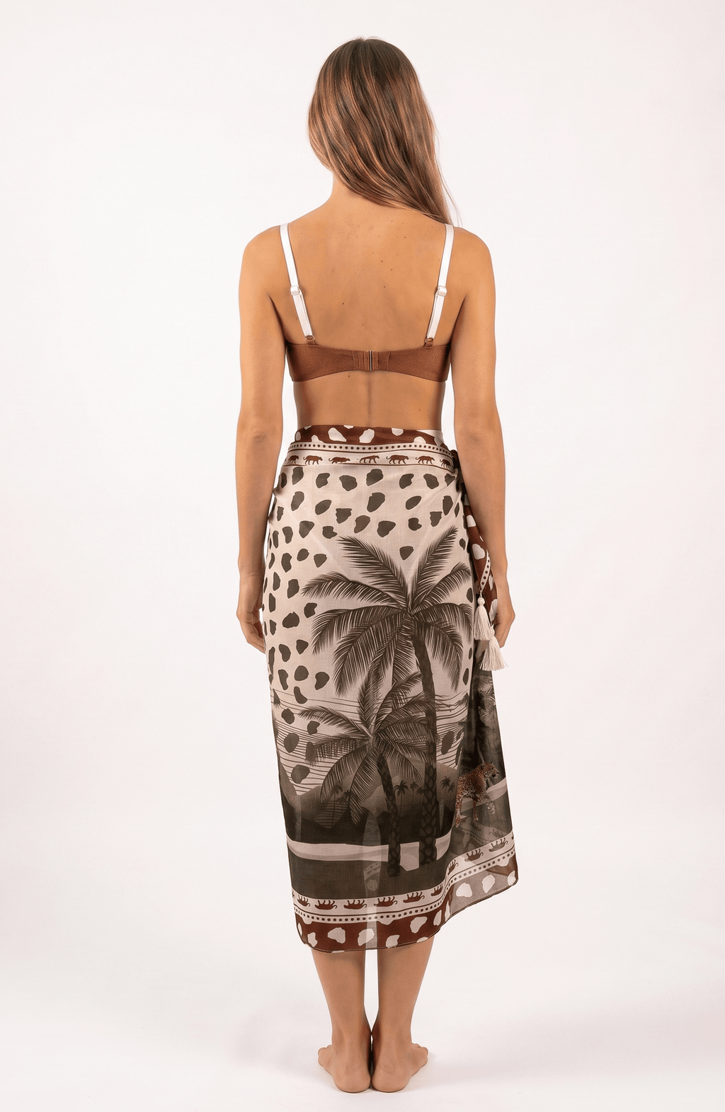 Pareo Estampado Safari , Colección ODISEA sin precio - Bari, los mejores trajes de baño y Bikinis. Diseño y tecnología juntos.