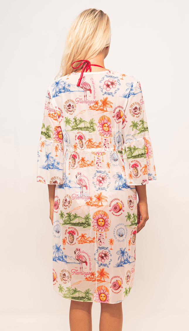 Salida de Playa Tropical , Colección Alma Frutal - Bari, los mejores trajes de baño y Bikinis. Diseño y tecnología juntos.